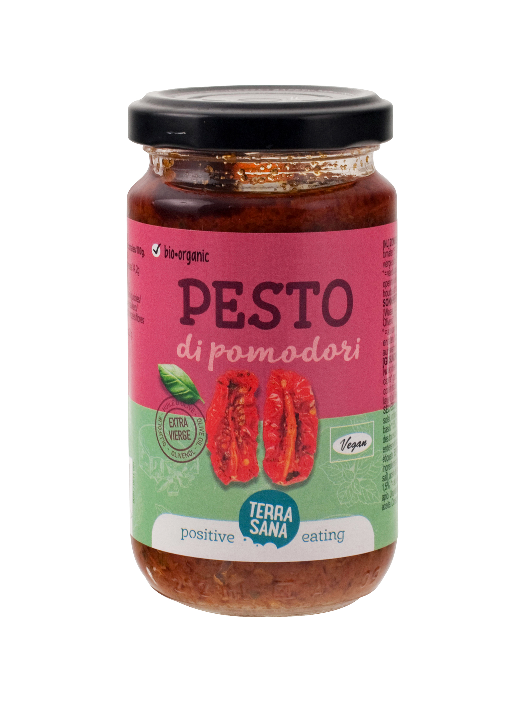 Terrasana Pesto di pomodori(tomaten) bio 180g